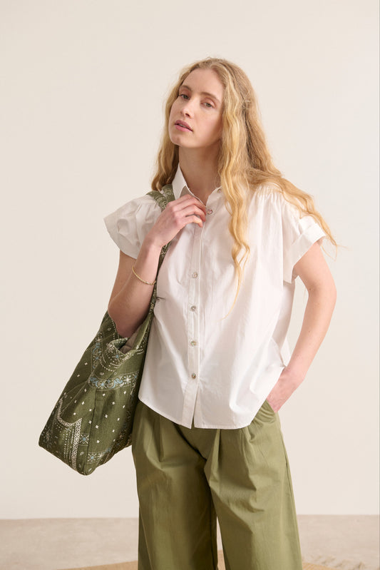 Blouse Levain 0851 Levain Shirt Blanc