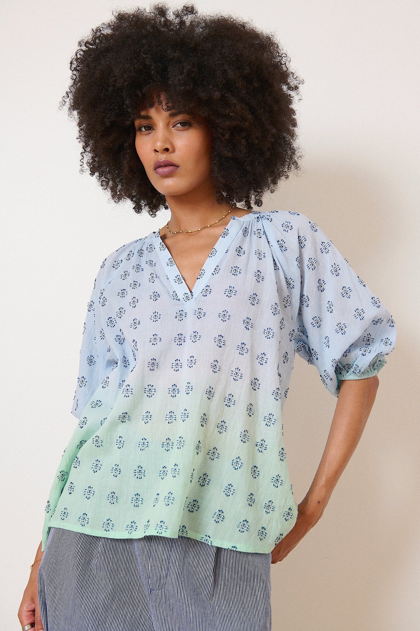 Blouse Neroli 0917 Bleu