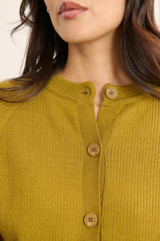 Cardigan Timeo 3266 Olive