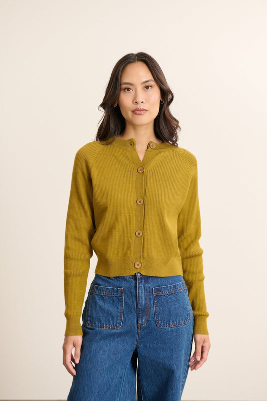 Cardigan Timeo 3266 Olive