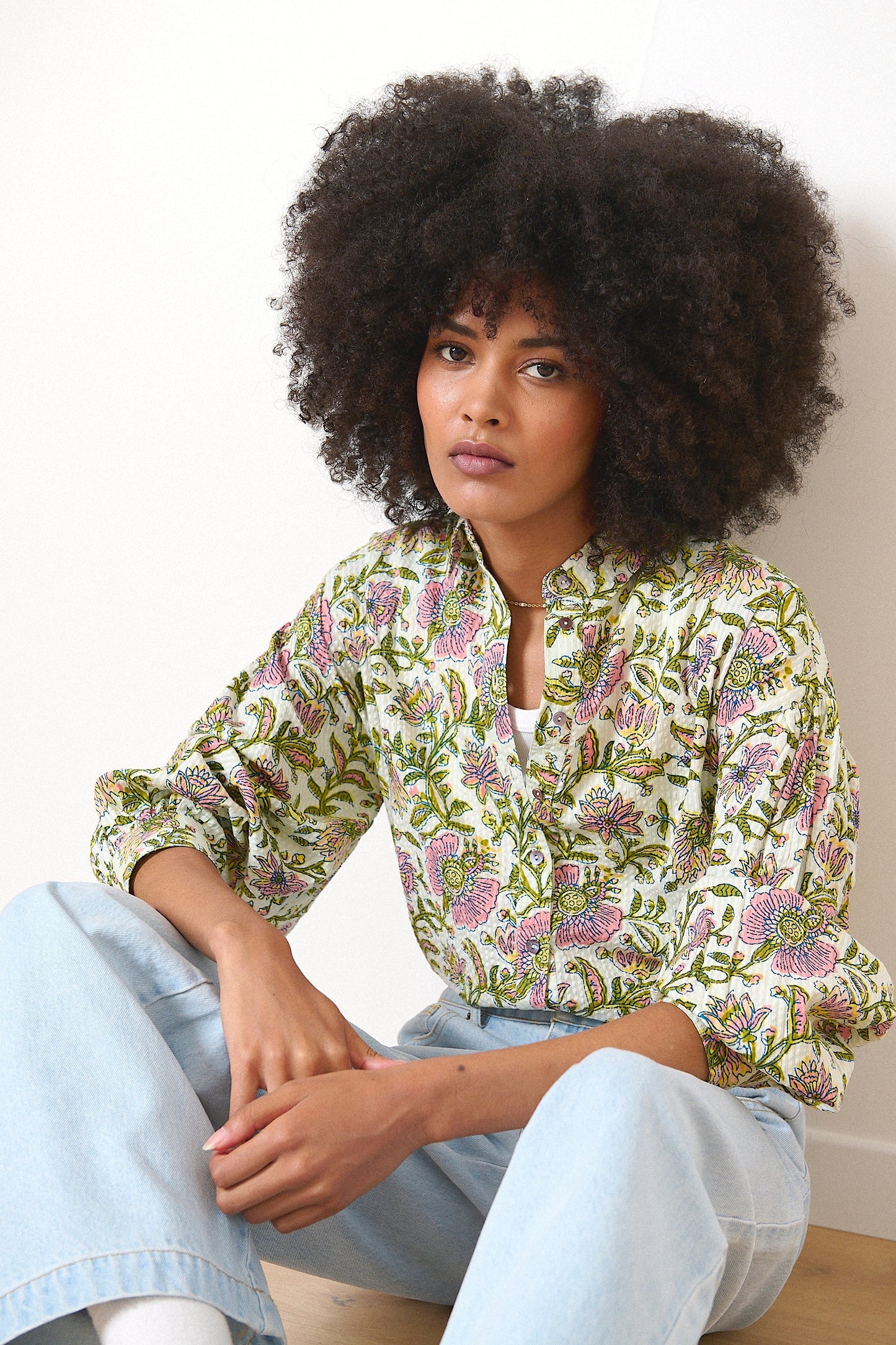 Shirt Velvet 0906 Kaki