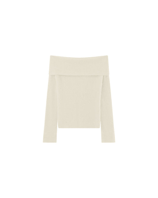 Pullover Oranger Ecru
