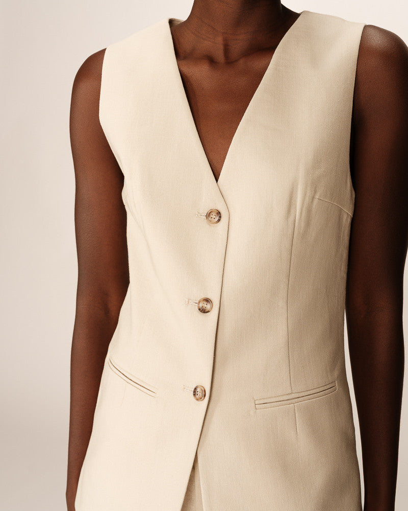 Gilet Paz Beige