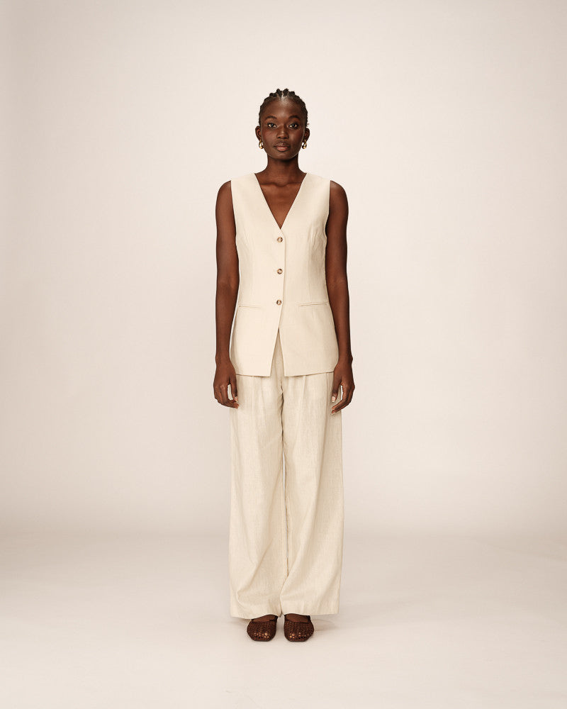 Gilet Paz Beige