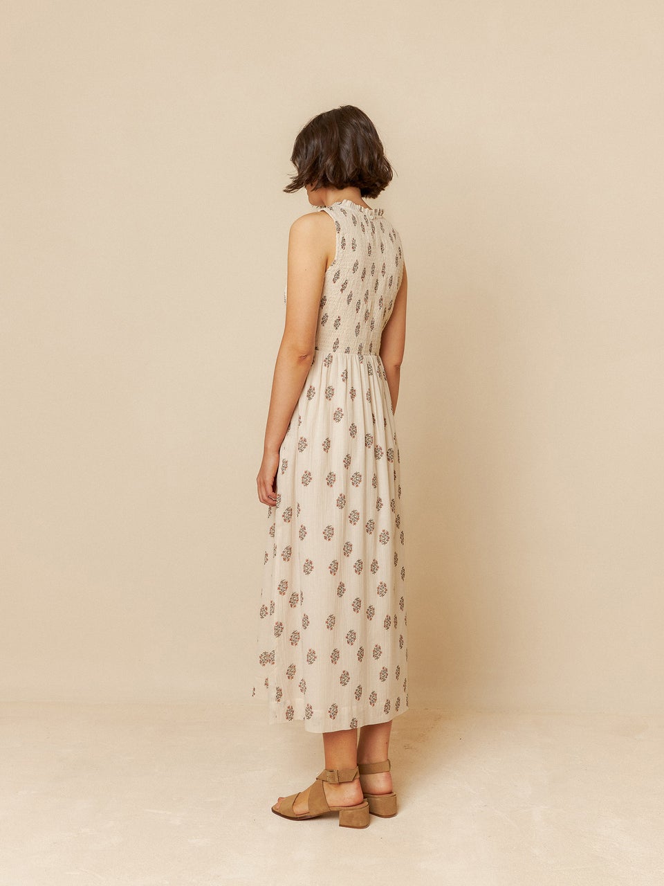 Elastic Waist Dress Ad177 Piedra