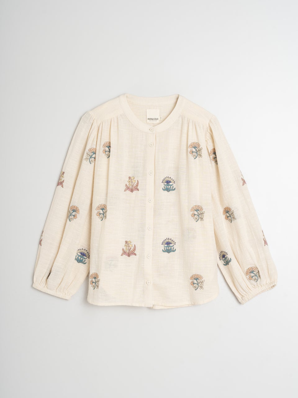 Multi Color Embroide Ki236 Crudo