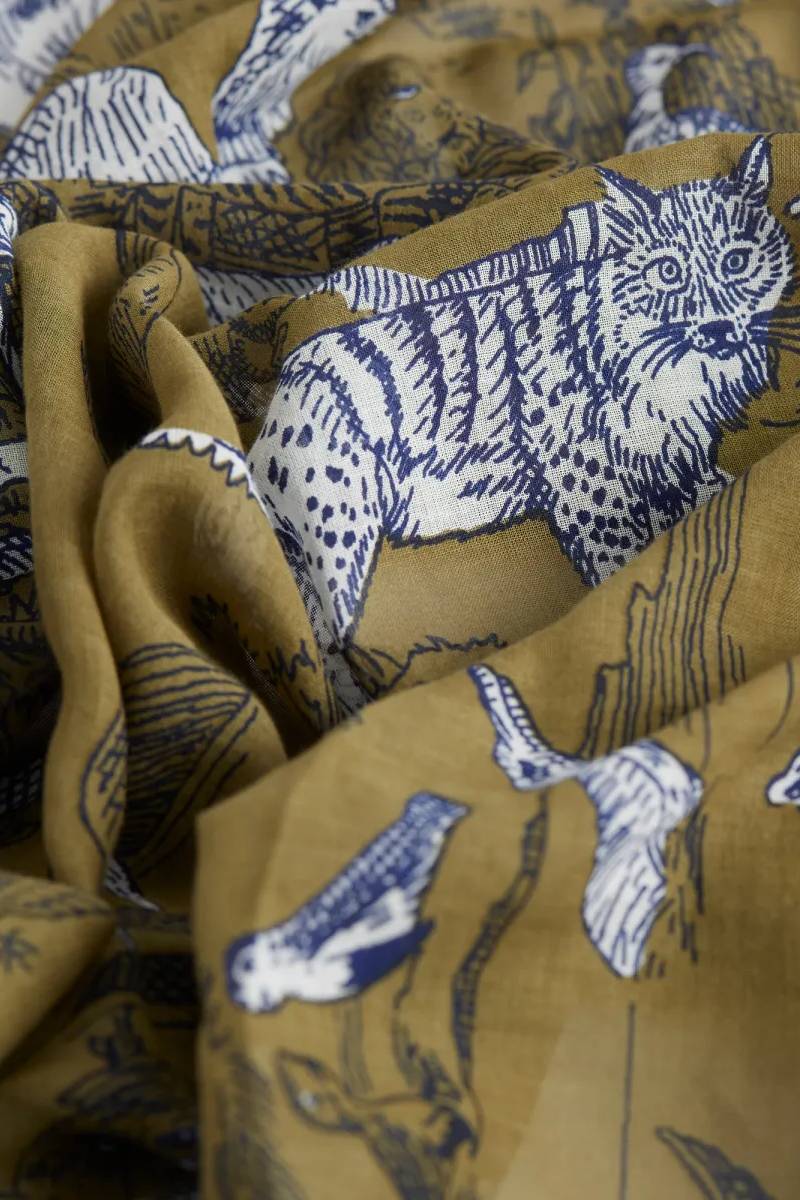 Scarf Scarf Etole 100 Reverie Khaki Et17rev20 Khaki-Kaki