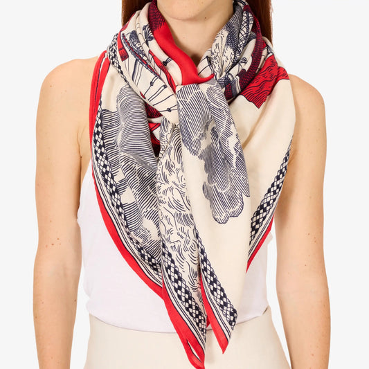 Scarf Ca212de06 Red