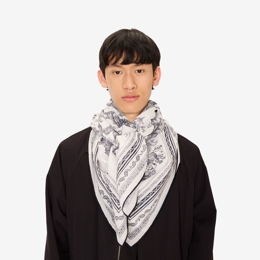 Scarf Ca212re00 White