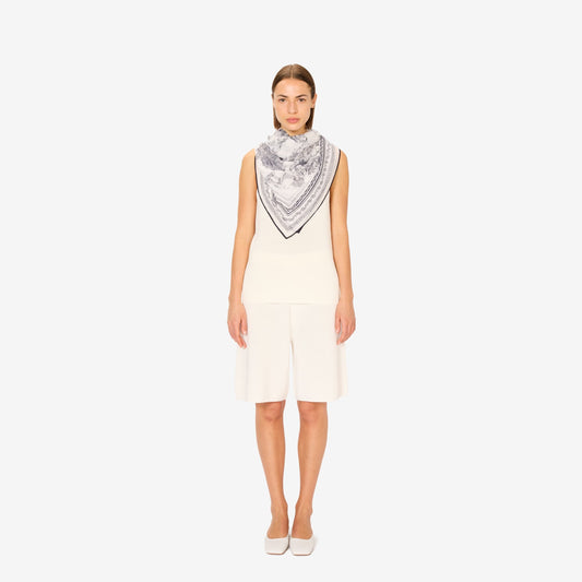 Scarf Ca212re00 White