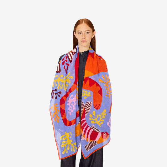 Scarf Et211sp05 Purple