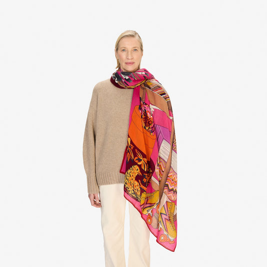 Scarf Et221at07 Pink