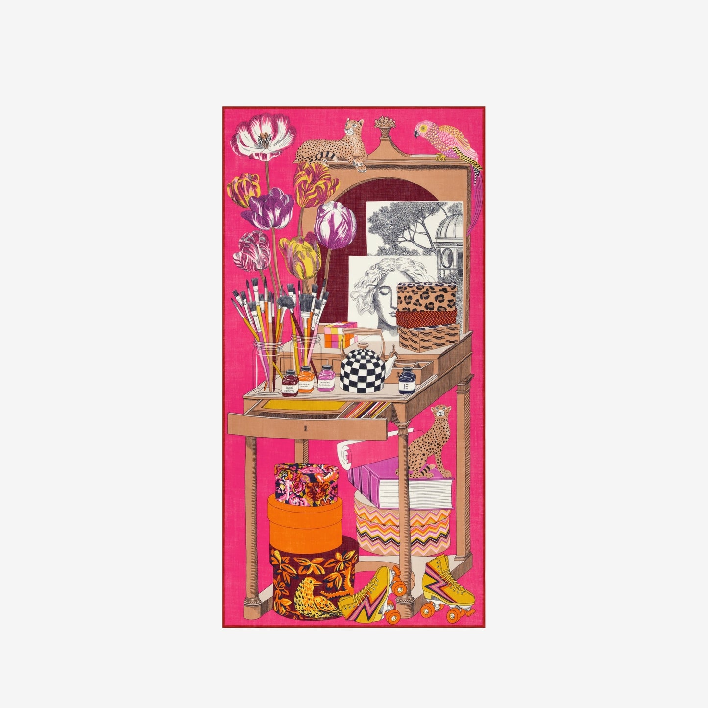 Scarf Et221at07 Pink