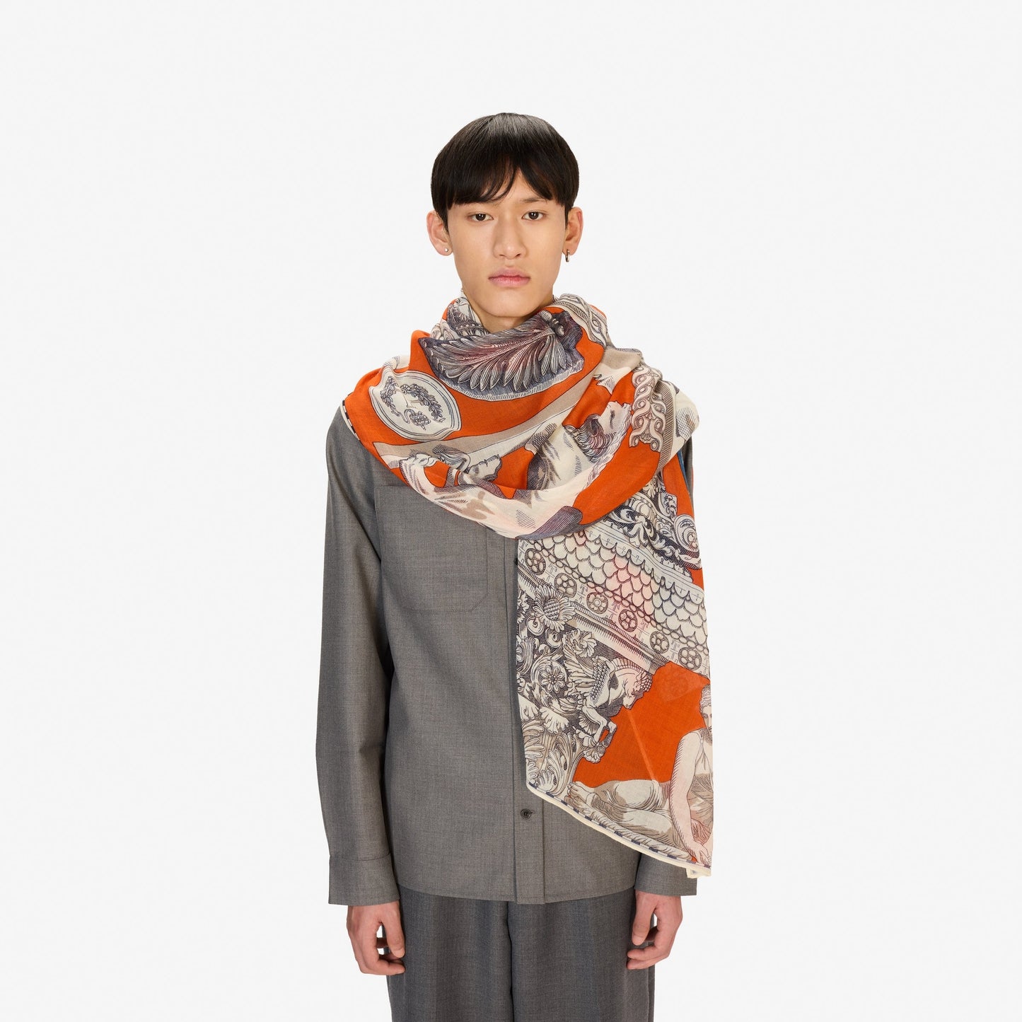 Scarf Et22arc08 Orange