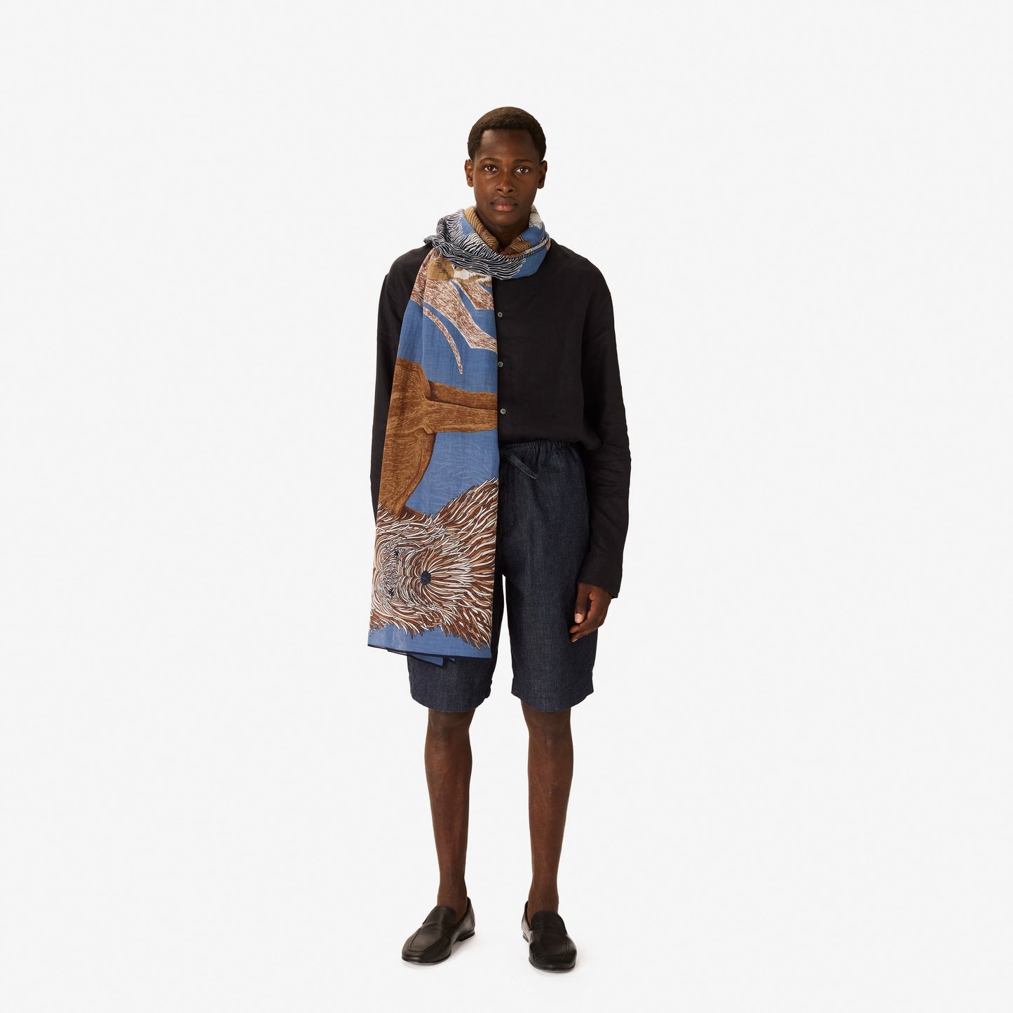 Scarf Et231to04 Blue