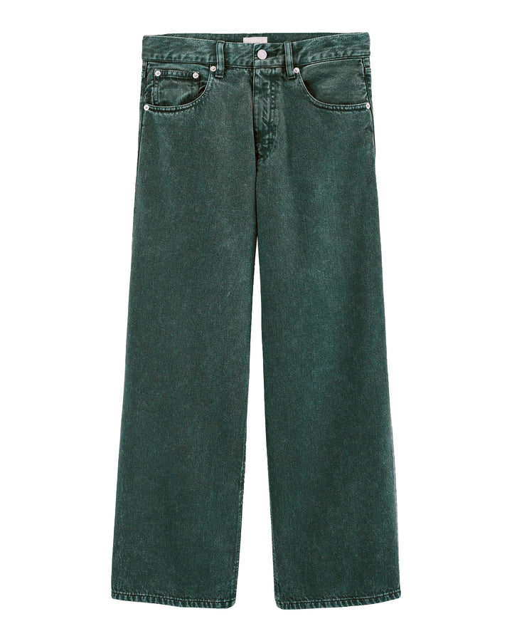 Lab Dip | River Denim Dye - Relaxed Boyfriend Jeans Moss