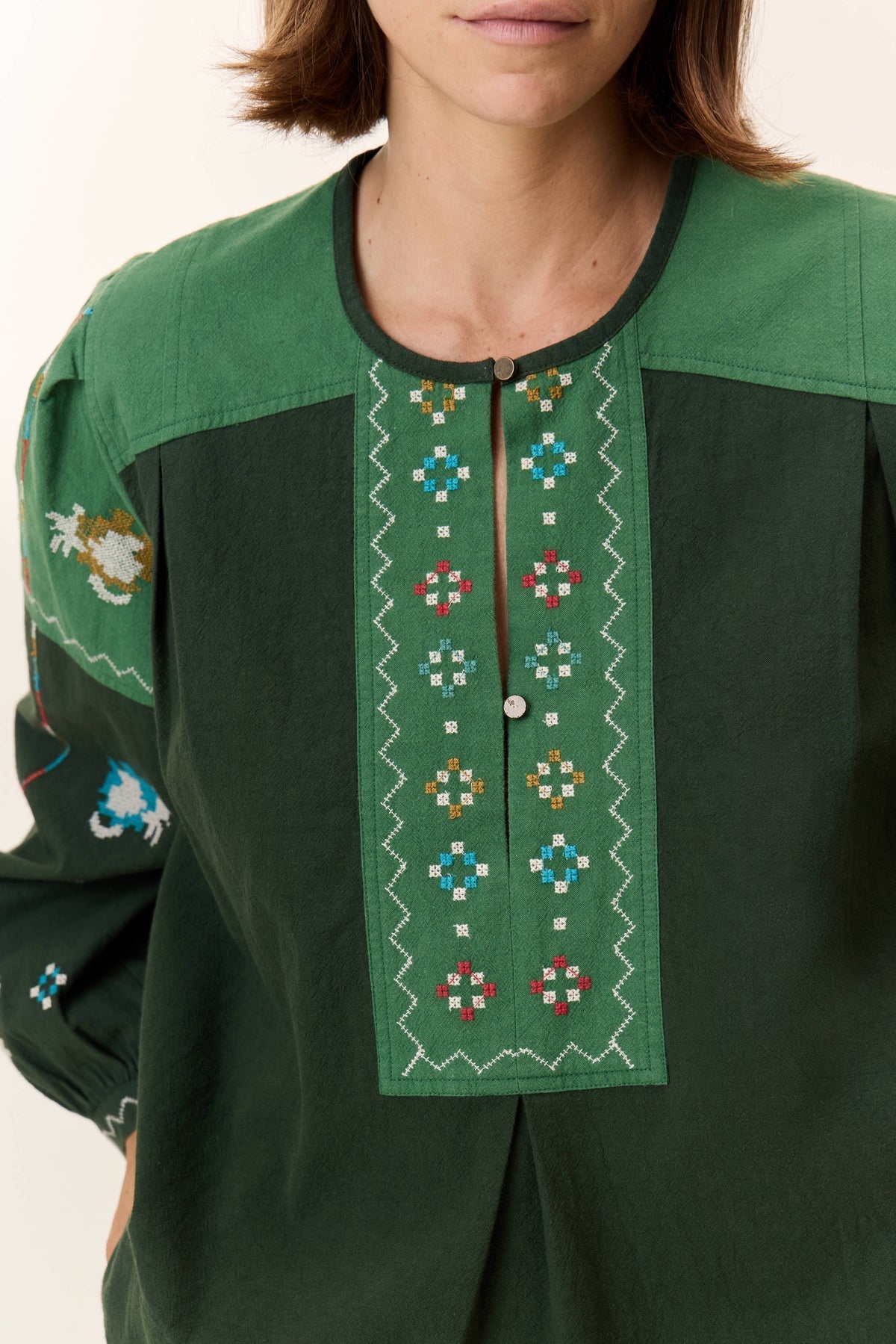 Blouse Chuki Tc1 Chuki Tc139 Brd Green