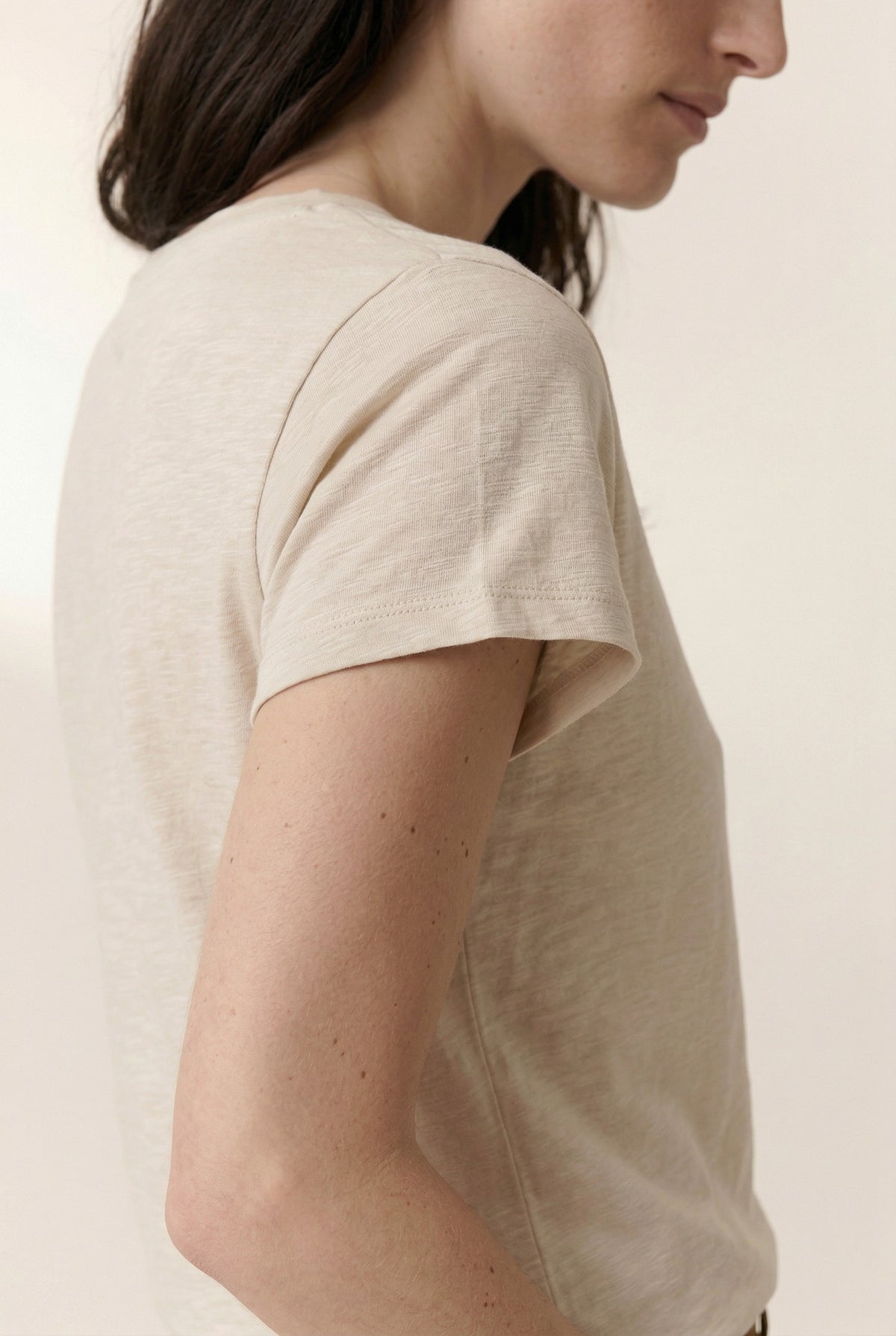Leon & Harper | Tonton Pearl-Embellished T-Shirt - Chalk