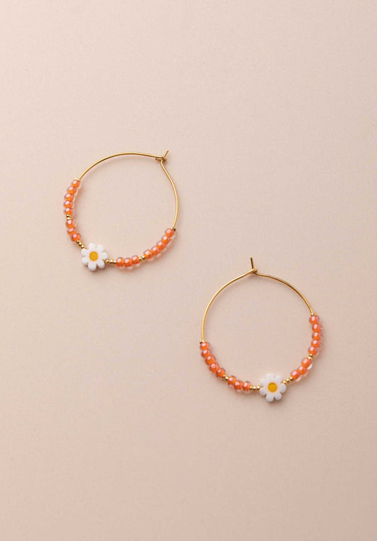 Earring Nora Hoop A2207er03-2 Orange