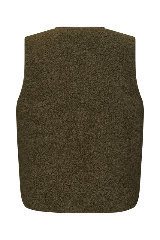 90019-1014 Gile Hugoll Vest Dark-Green
