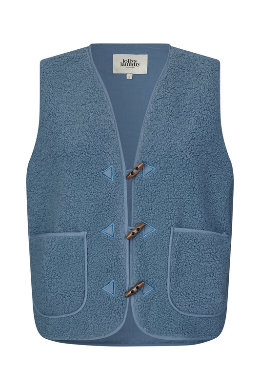 90019-1014 Gile Hugoll Vest Dusty-Blue