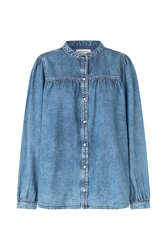 25420-1005 Deni Nickyll Shirt De Washed-Denim