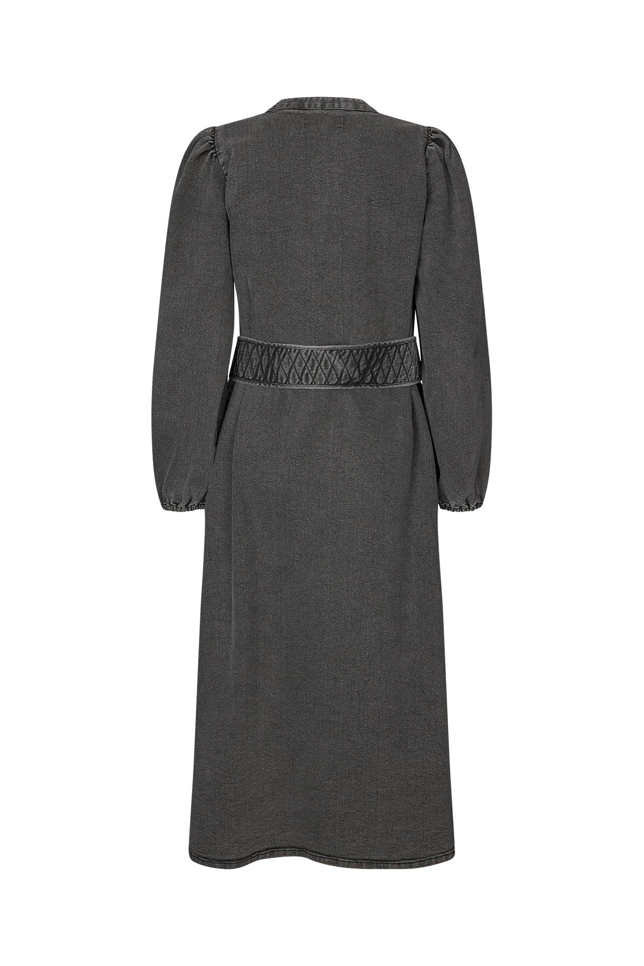 25454-3030 Dres Parisll Midi Dre Washed-Black