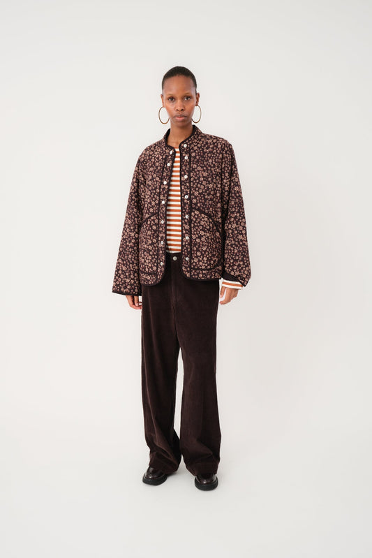 25444-6033 Jack Romell Jacket Ls Dark-Mokka