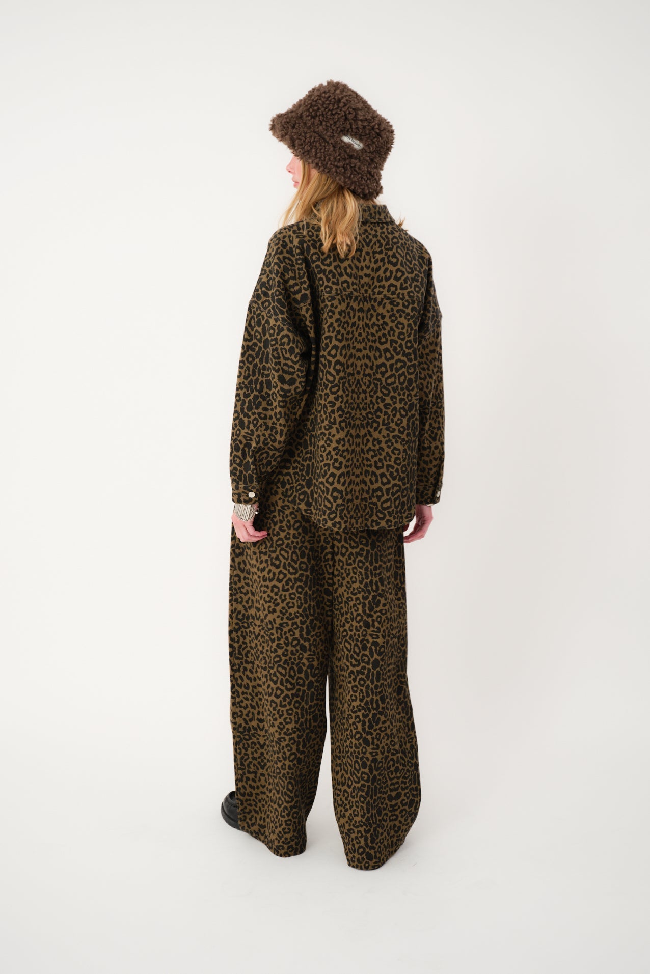 25461-1043 Shir Veidall Shirt Ls Leopard-Print