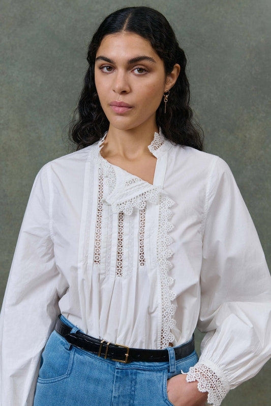 Blouse S0013 Agathe Off-White