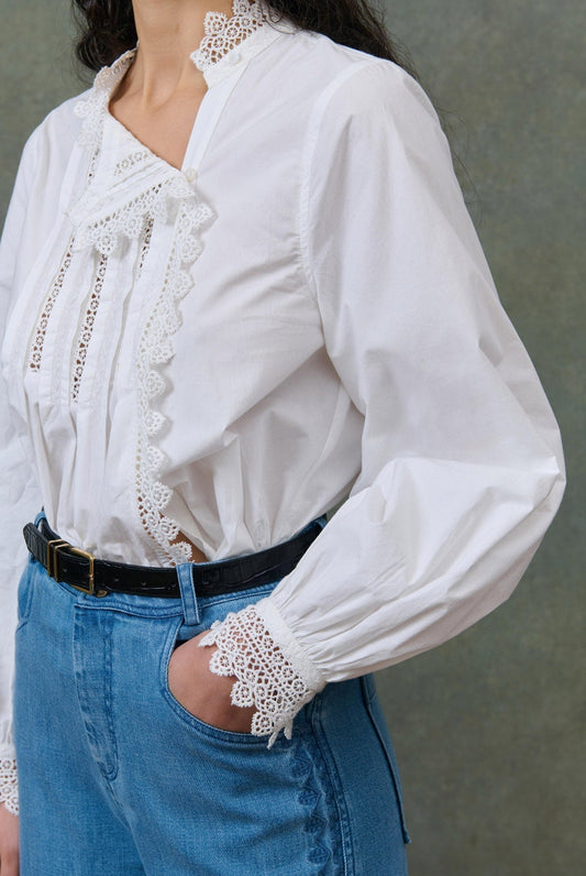 Blouse S0013 Agathe Off-White