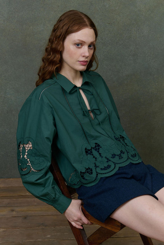 Blouse B0286 Alinou Emeraude