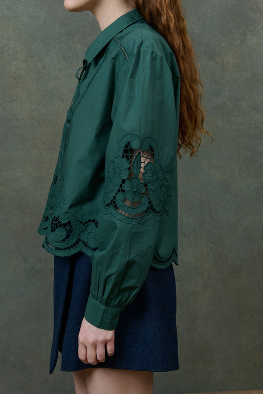 Blouse B0286 Alinou Emeraude