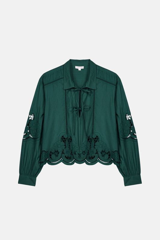 Blouse B0286 Alinou Emeraude