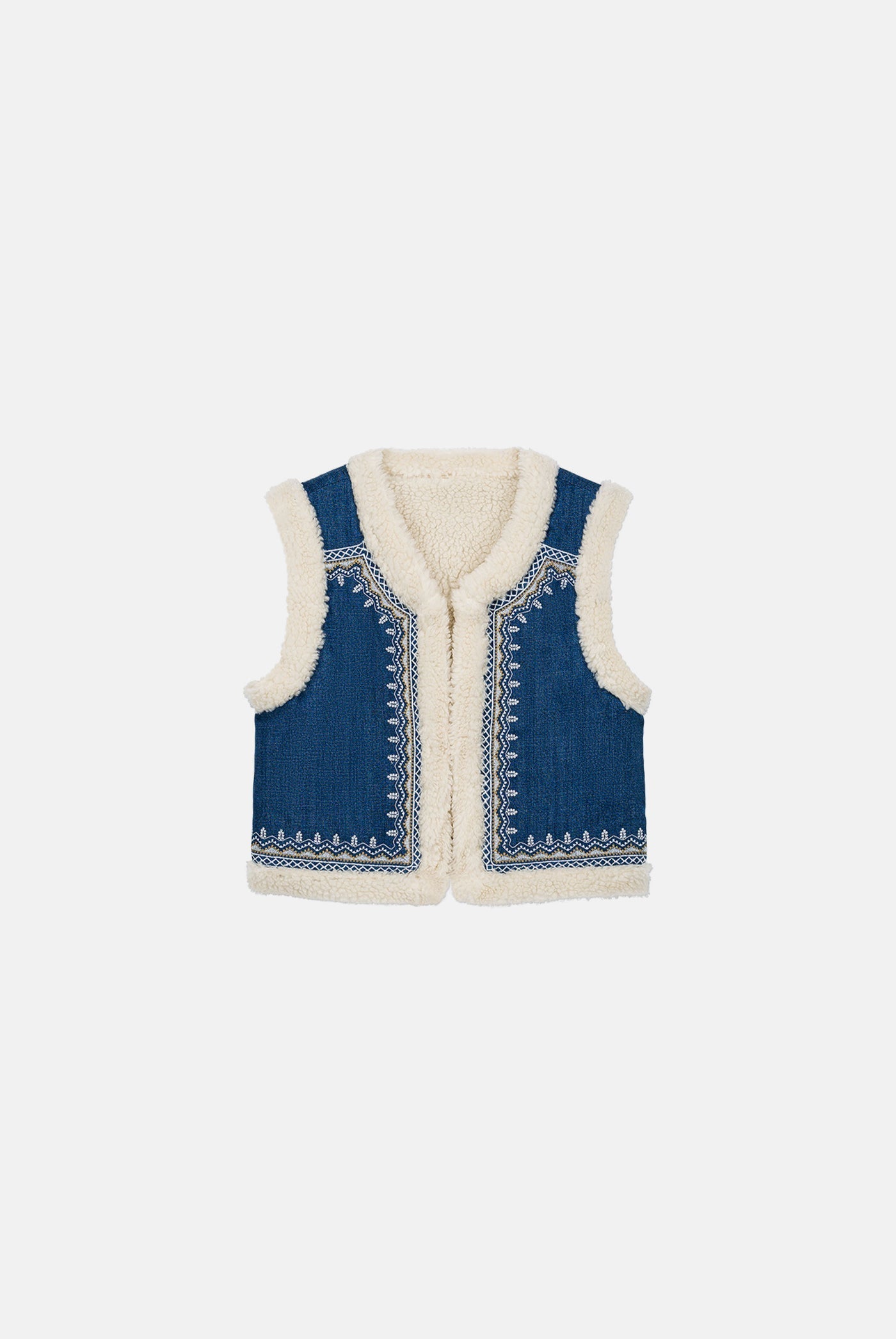 Gilet R0094 Figara Stone-Blue