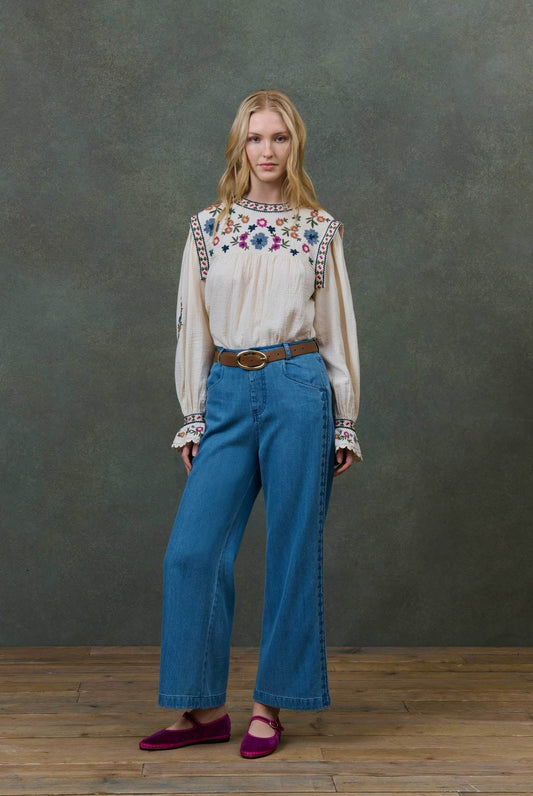 Blouse B0032 Izza Cream