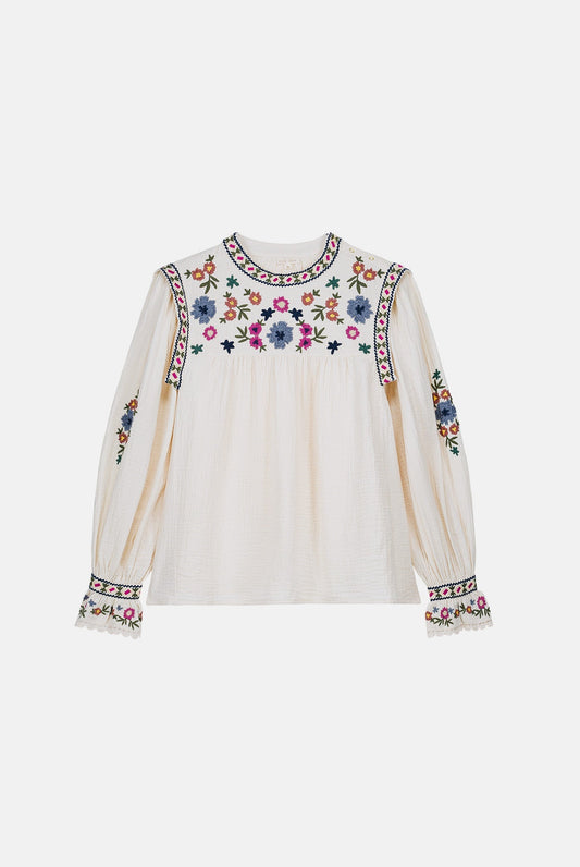 Blouse B0032 Izza Cream