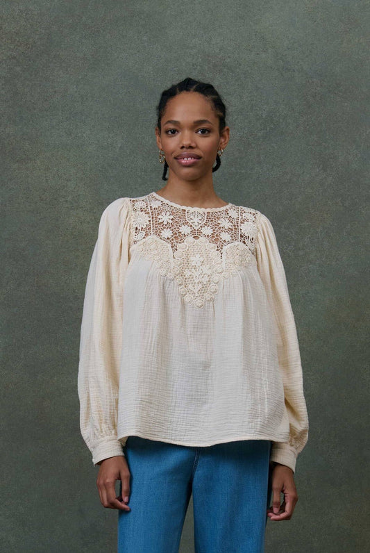 Blouse B0121 Riya Cream
