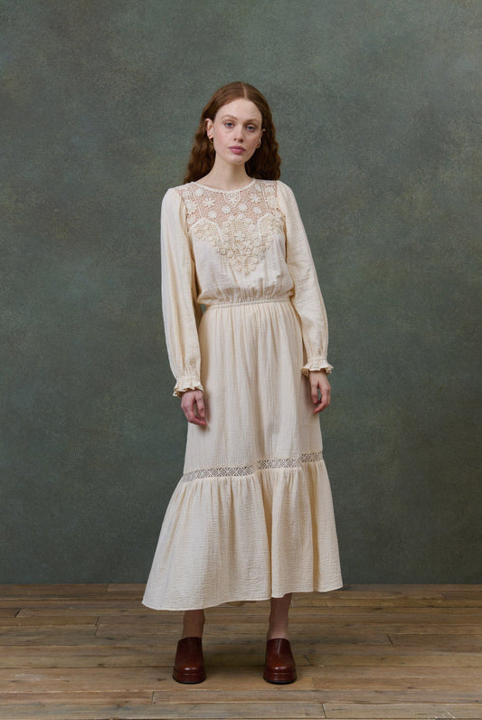 Dress L0122 Riyanne Cream