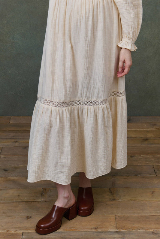 Dress L0122 Riyanne Cream