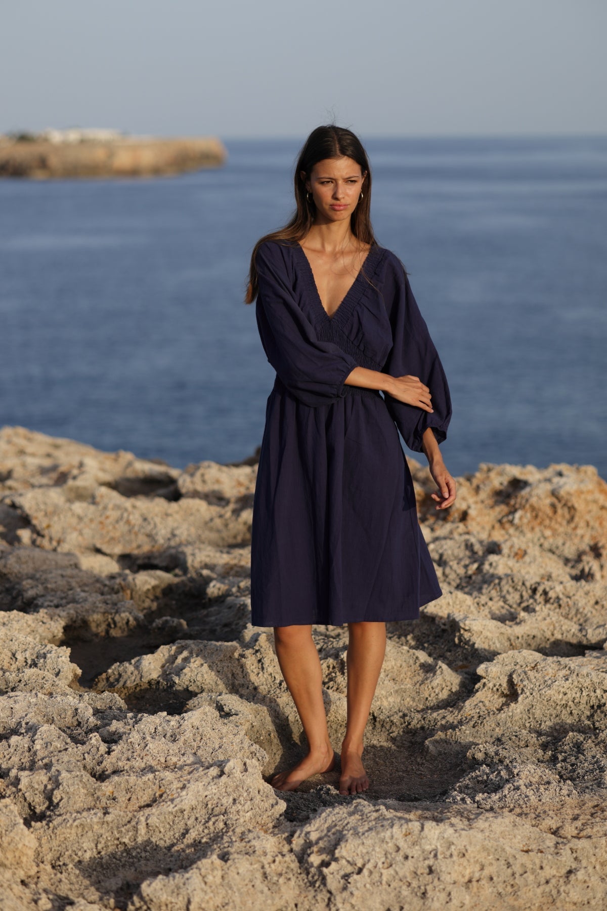 Dress Edith Athenas Sl701 Blue