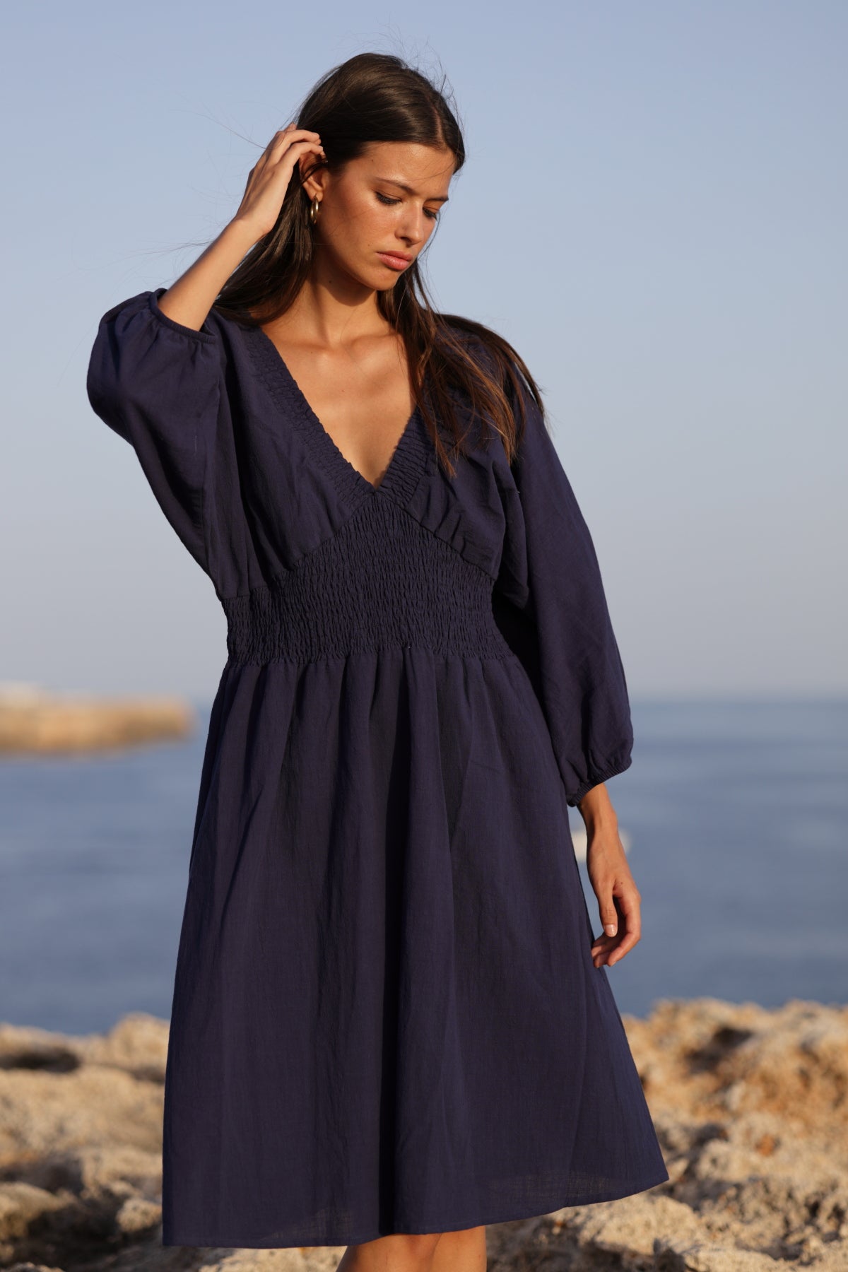 Dress Edith Athenas Sl701 Blue