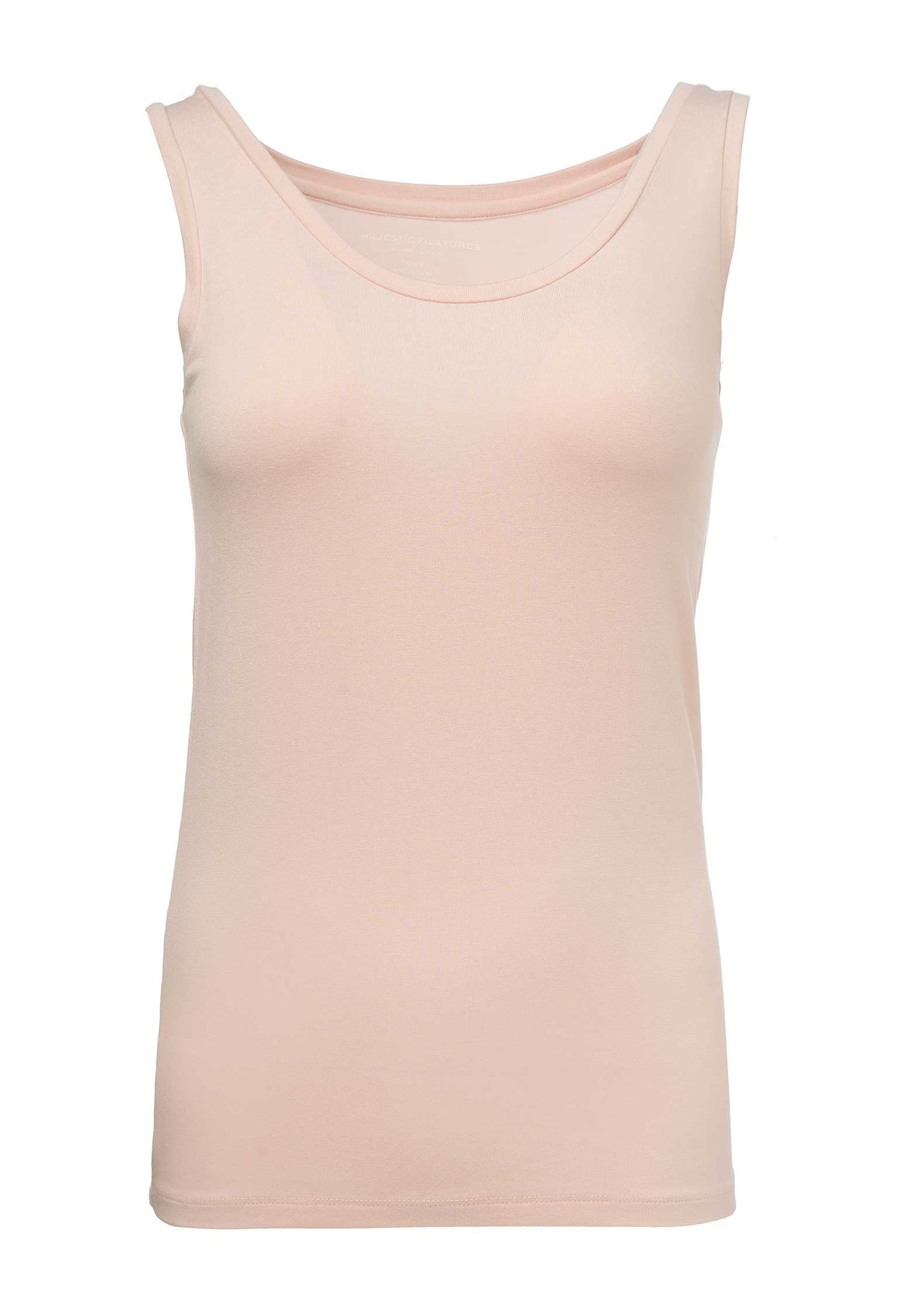 Majestic | Tank 001 - Sculpted Viscose Tank in Red Ballerine