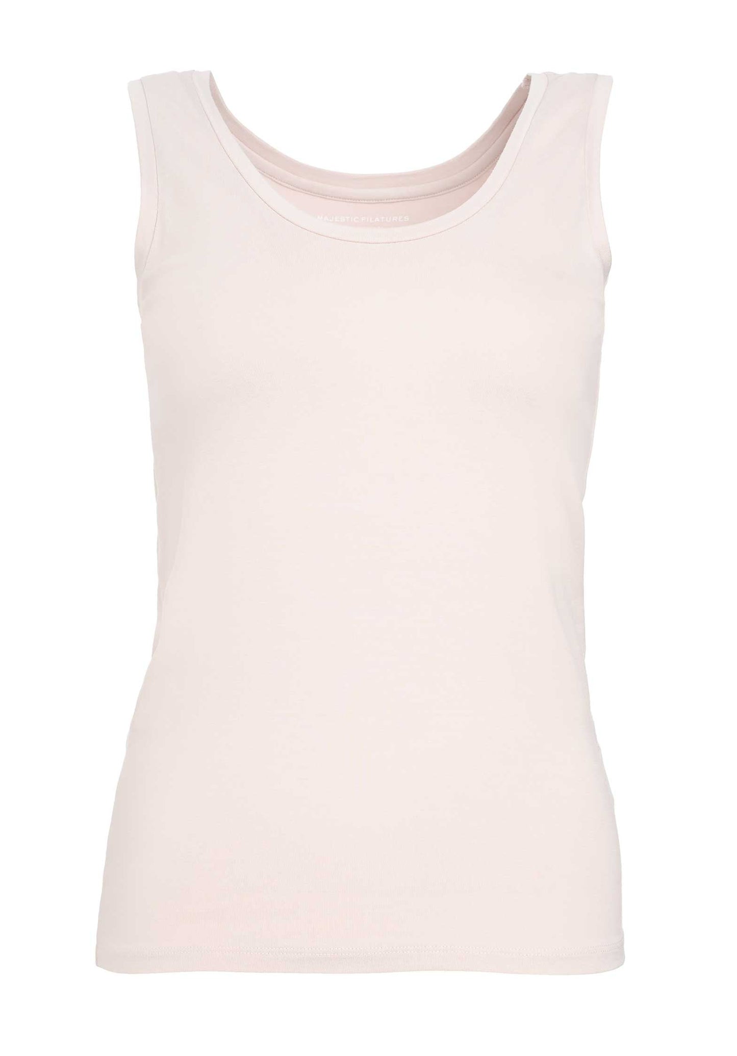 Majestic | Tank 001 in - Fluid Viscose Knit Tea-Pink