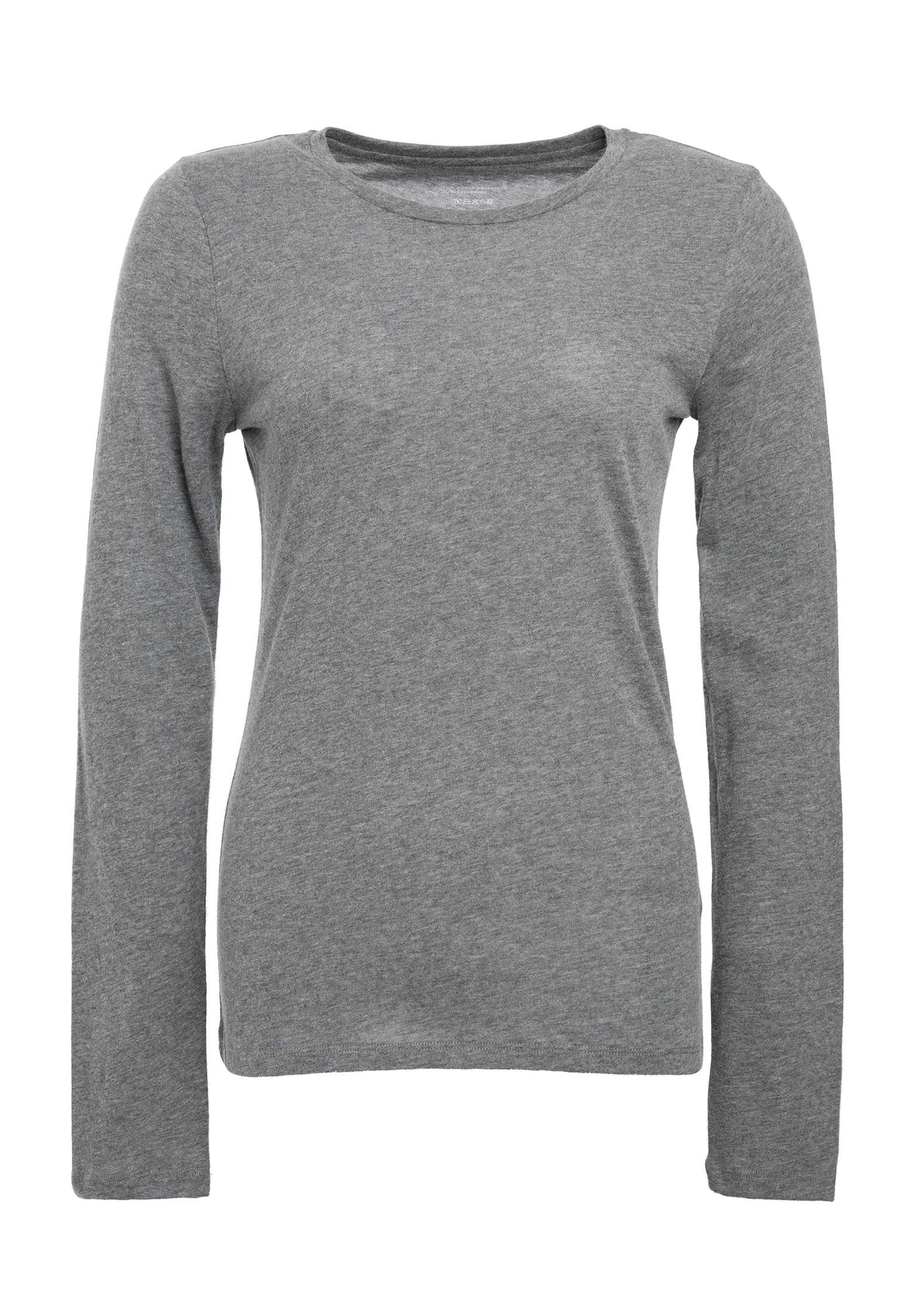 Majestic | Organic Cotton Cashmere Crewneck Tee Heather-Grey