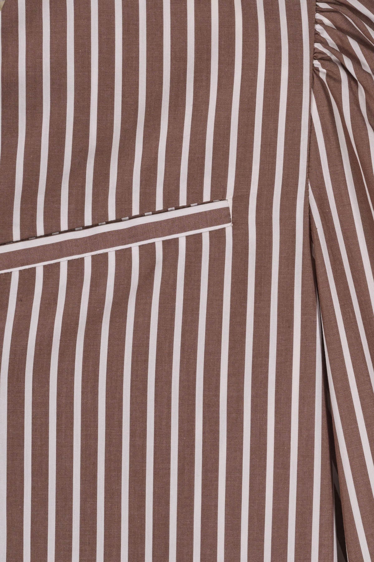 Maria de la Orden | Jiselle Cropped Jacket - Brown Stripe