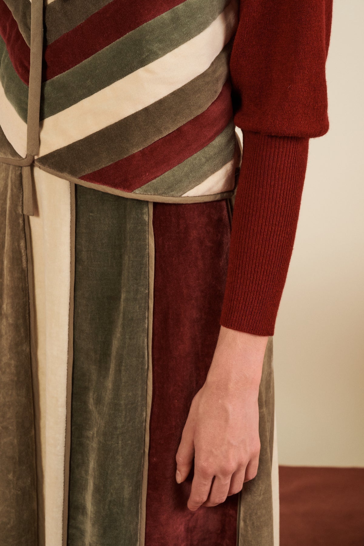 Sao Paulo Sk Sao Paulo Skirt Multi-Velvet