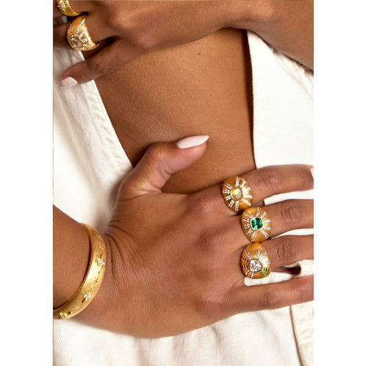 Ring Rainbow Californ Ba-342g Gold