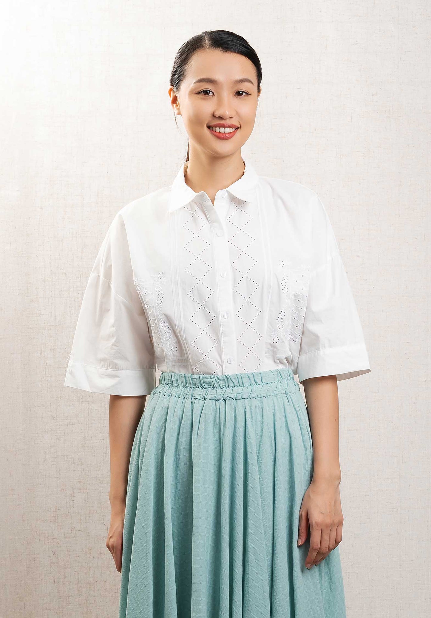 Shirt Sc3055 White