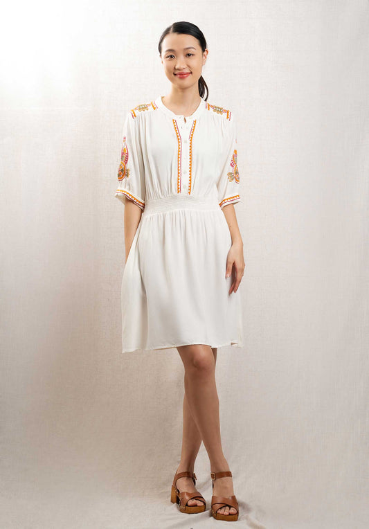 Dress 46-05973-w Osso Ecru